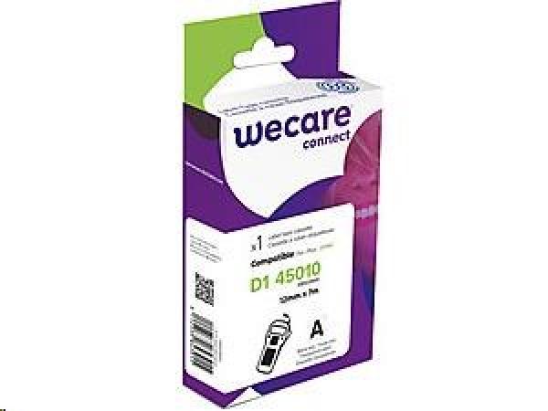 Páska WECARE ARMOR pre DYMO S0720500,  čierna/ priehľadná,  12 mm x 7 m