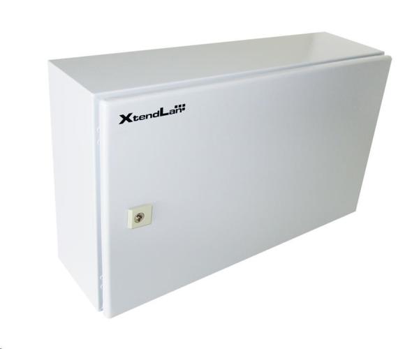 XtendLan 19" venkovní vodotěsný rozvaděč 6U 600x180,  krytí IP55,  nosnost 65kg,  šedý