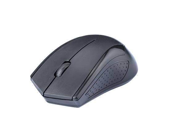 C-TECH myš WLM-07,  bezdrôtová,  1200DPI,  3 tlačidlá,  USB nano prijímač,  čierna1