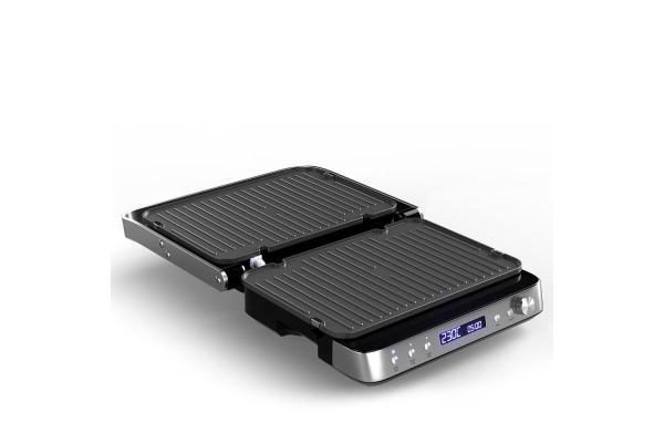 Orava Grillchef-3 elektrický kontaktní gril,  2000 W,  LCD displej,  časovač,  digitální ovládání6
