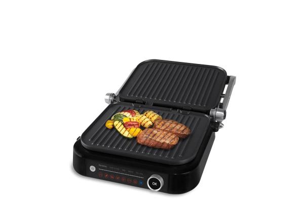 Orava Grillchef 2 elektrický kontaktní gril,  2100 W,  6 programů,  regulace teploty,  rozmrazování1
