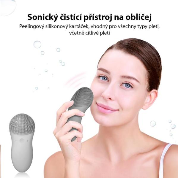 TOUCHBeauty 1788 Sonický čistič pleti zelený6