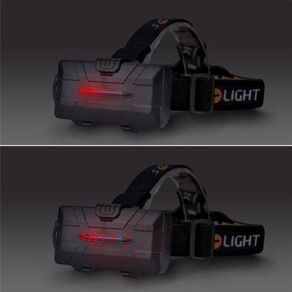 Solight LED čelová nabíjecí svítilna,  550lm,  Li-Ion,  USB5