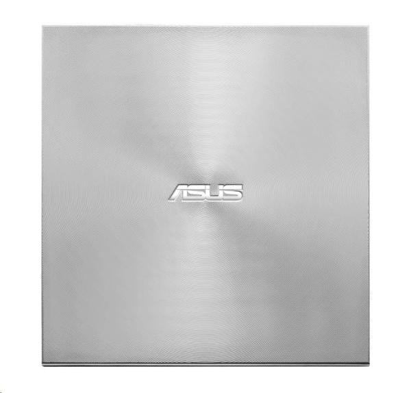 ASUS DVD ZenDrive SDRW-08U8M-U SILVER,  externá štíhla DVD-RW,  strieborná
