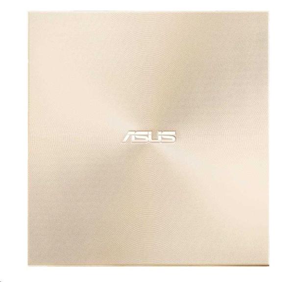 ASUS DVD ZenDrive SDRW-08U8M-U GOLD,  externá štíhla DVD-RW,  zlatá