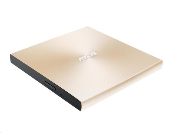 ASUS DVD ZenDrive SDRW-08U8M-U GOLD,  externá štíhla DVD-RW,  zlatá3