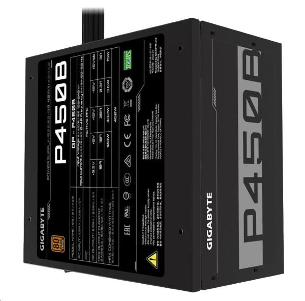 Napájací zdroj GIGABYTE P450B,  450W,  80plus bronze,  12 cm ventilátor2
