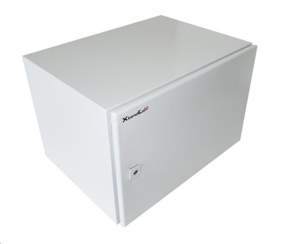 XtendLan 19" venkovní vodotěsný rozvaděč 8U 600x450,  krytí IP55,  nosnost 65kg,  šedý