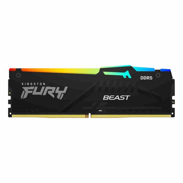 KINGSTON DIMM DDR5 32GB 5200MT/ s CL40 FURY Beast Černá RGB