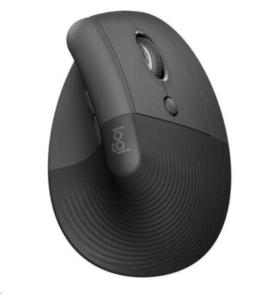 Logitech Lift Vertical Ergonomic Mouse,  graphite/ black