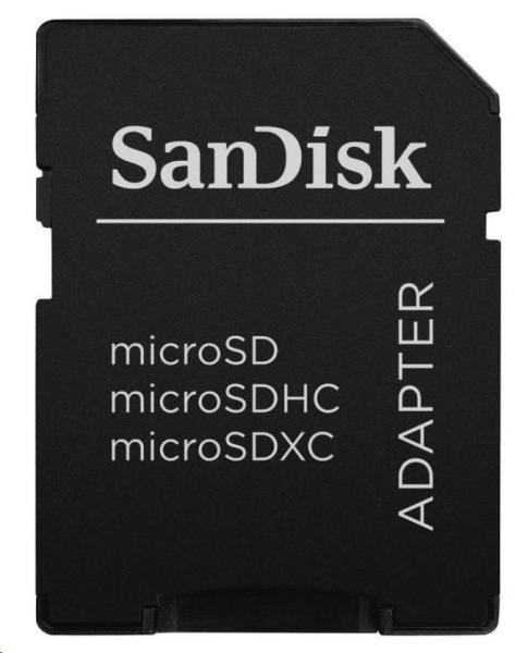SanDisk MicroSDXC karta 64GB Ultra (140 MB/ s,  A1 Class 10 UHS-I) + adaptér1