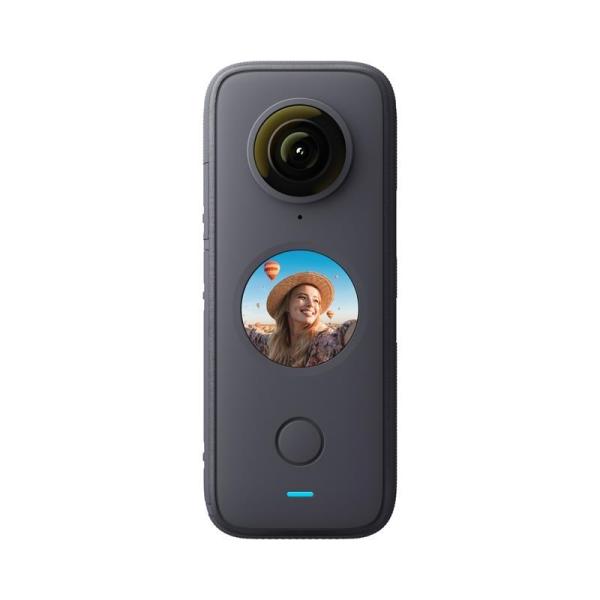 Insta360 ONE X2 akční outdoorová kamera,  vodotěsná,  dvojice 360° objektivů,  30 fps,  ovládání hlasem