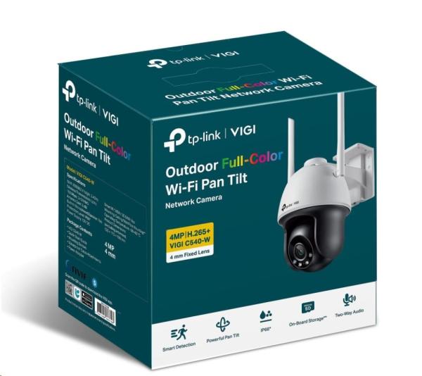 TP-Link VIGI C540-W(4mm),  4MP,  PTZ,  IR 30m,  WIFI,  Micro SD card3