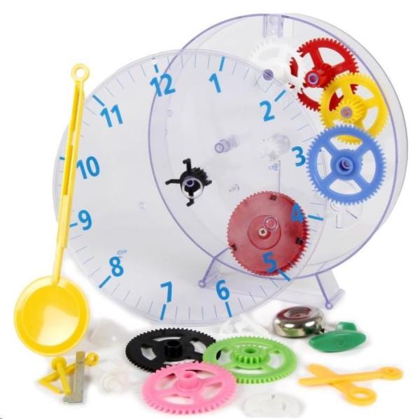 Hodiny TechnoLine Modell Kids Clock,  pestrobarevné dětské,  stavebnice1