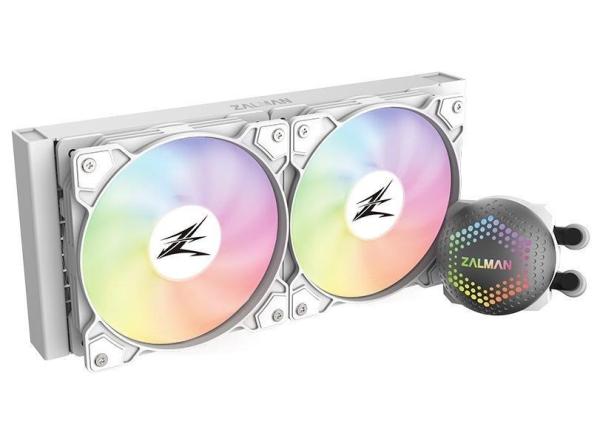 Zalman vodní chladič CPU ALPHA24 White /  2 x 120 mm /  PWM /  ARG /  bílá