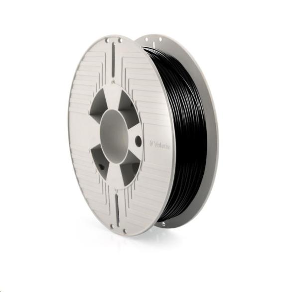 VERBATIM 3D Printer Filament TEFABLOC TPE 2, 85mm,  71m,  500g black