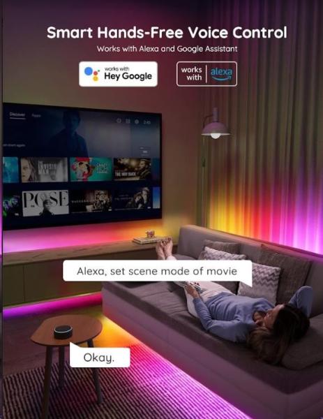Govee WiFi RGBIC PRO Smart LED pásek 5m4