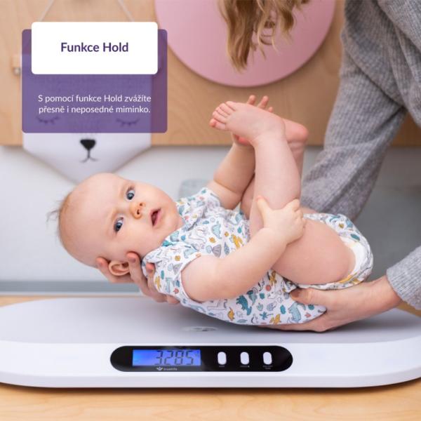 TrueLife BabyScale B5 BT - chytrá kojenecká váha0