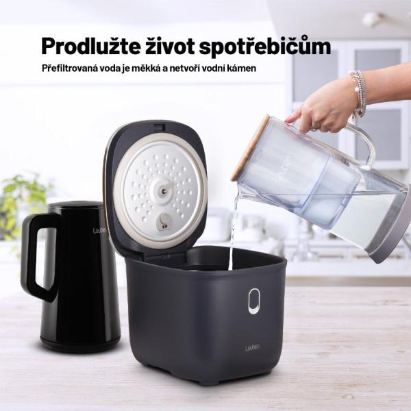 Lauben Glass Water Filter Jug 32GW - filtrační konvice5