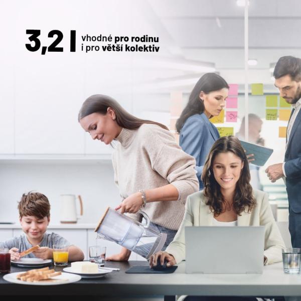 Lauben Glass Water Filter Jug 32GW - filtrační konvice7