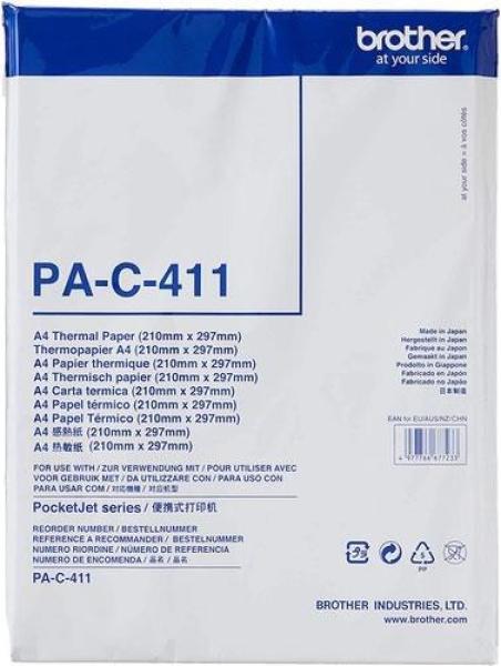 BROTHER papír - PA-C-411 termopapír A4,  100ks