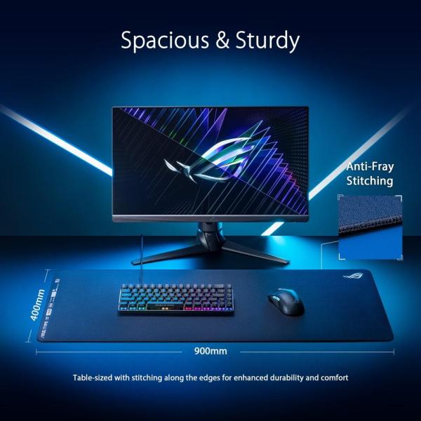 ASUS podložka pod myš ROG Hone Ace XXL Aim Lab Edition,  textil6