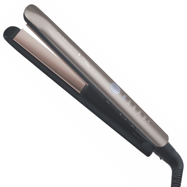 Remington Keratin Therapy Pro S8590 žehlička na vlasy,  5 teplot,  rychlé zahřátí,  automatické vypínání,  pouzdro2