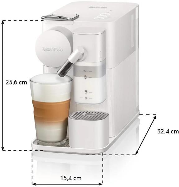 DeLonghi EN510.W Nespresso Lattissima One kávovar na kapsle,  1450 W,  19 bar,  bílý3