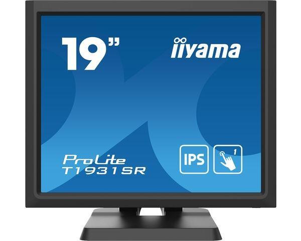 iiyama ProLite T1931SR-B1S 19" Resistive Touch,  IPS,  1280x1024 DisplayPort,  HDMI,  200cd/ m2 (with touch),  USB