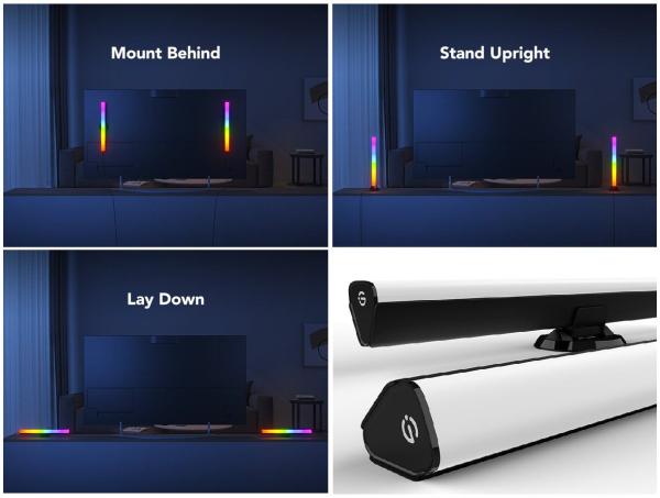 Govee SMART LED RGBIC Panel 38cm pro TV 43-75" - 2ks6