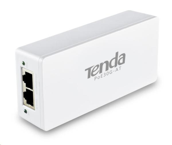 Tenda PoE30G-AT Gigabit Ethernet Power Injector,  30W,  802.3at,  802.3af, 48V, PD Autodet.1
