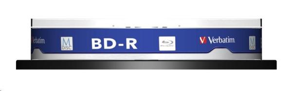 VERBATIM MDisc BD-R(10-pack)Spindle/ 4x/ 25GB1