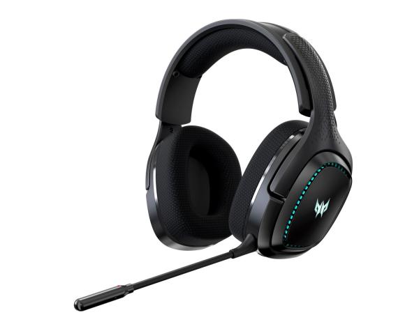 ACER Predator Galea 550 - bezdrátová herní sluchátka BT+2.4RF; 50mm neodymové měniče; odnímatelný mikrofon; fre0