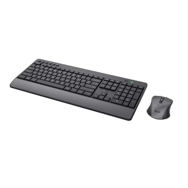 TRUST set klávesnice + myš Trezo Comfort,  bezdrátová,  USB,  US3