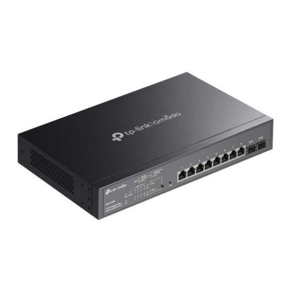 TP-Link OMADA switch SG2210MP (8xGbE, 2xSFP, 8xPoE+, 150W, fanless)2