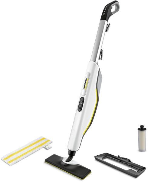 Karcher SC 3 Upright parní mop,  1600 W,  eliminuje až 99, 999 % virů a 99, 99 % běžných domácích bakterií,  bílá