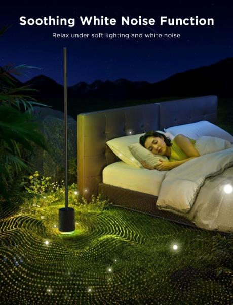Govee Floor Lamp Pro RGBICWW LED lampa s reproduktorem + ovladač0