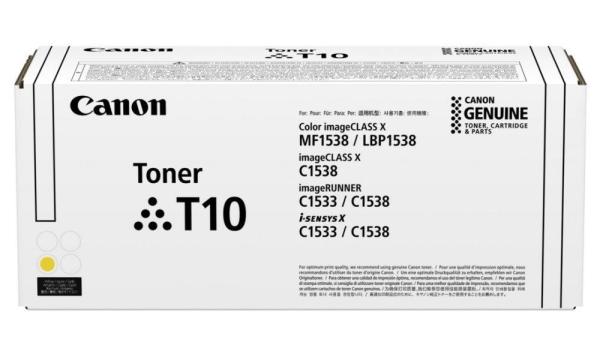 CANON TONER T10 YELLOW pro i-SENSYS X C1533i,  C1533iF,  C1538i,  C1538Fi  (10 000 str.)
