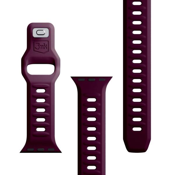 3mk řemínek Watch Strap pro Apple 38/ 40/ 41 mm Mulberry4