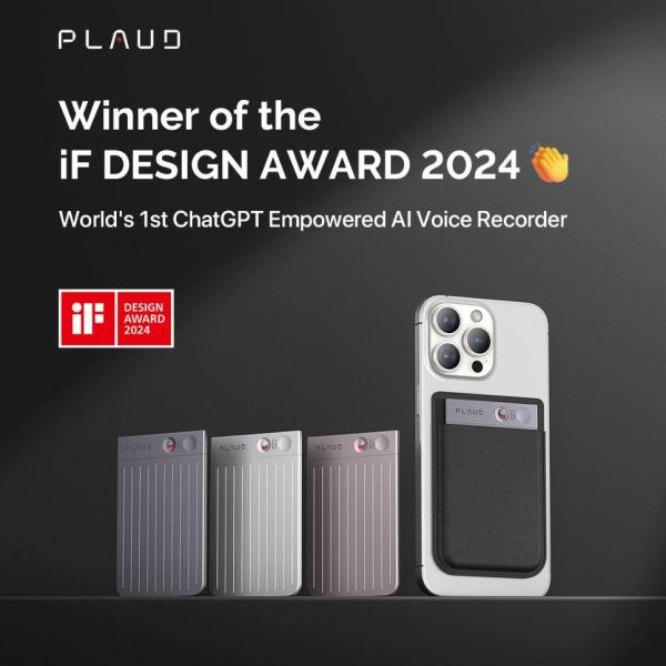 PLAUD NOTE Black - AI záznamník3