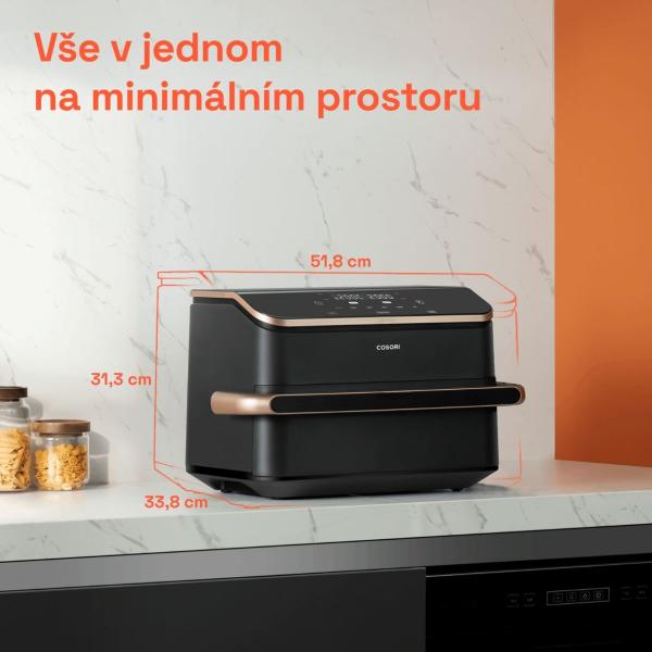 Cosori TF101S Dual blaze TwinFry 10l hozkovzdušná fritéza4
