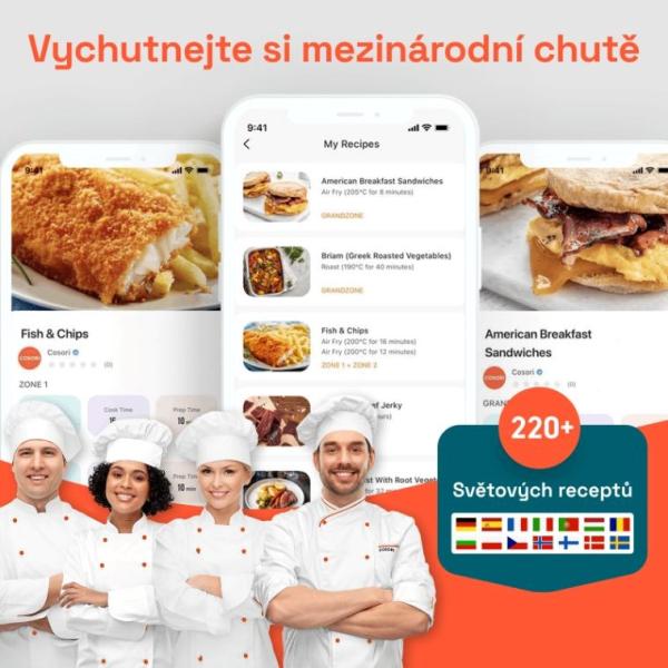 Cosori TF101S Dual blaze TwinFry 10l hozkovzdušná fritéza2