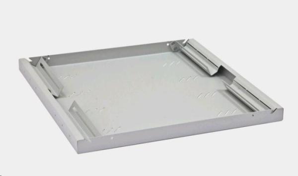 TRITON Regál s perforáciou 19",  1U/ 450 mm,  nosnosť 80 kg,  čierny2