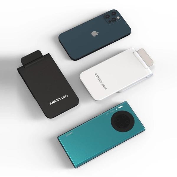 1stCOOL bezdrátová QI nabíječka H18,  skládací stojánek,  USB-C,  bílá4