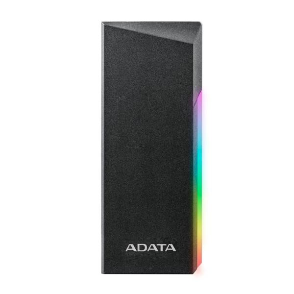 ADATA Externí box pro M.2 EC700G,  USB-C 3.2 Gen 2,  M.2 2230 /  2242 /  2280,  RGB,  černá