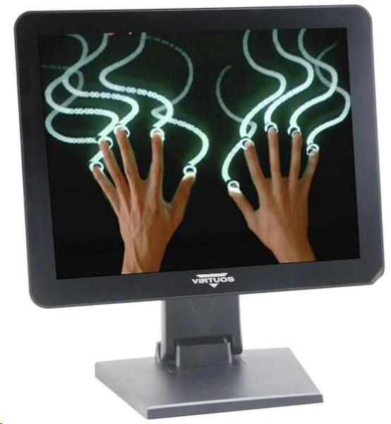 Virtuos 15"" LCD BMonitor BM-1500,  dotykový,  čtečka magnet. karet,  HDMI,  VGA,  USB4