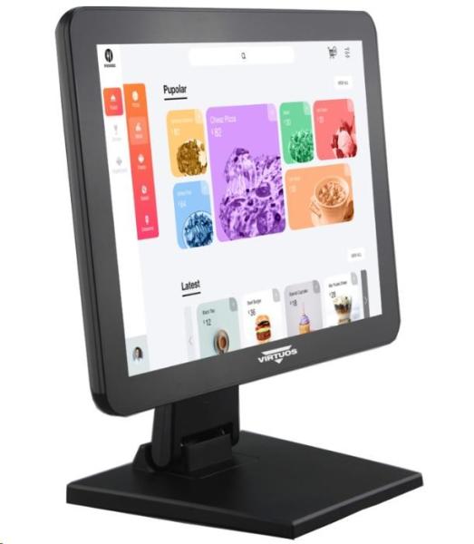 Virtuos 15"" LCD BMonitor BM-1500,  dotykový,  čtečka magnet. karet,  HDMI,  VGA,  USB2