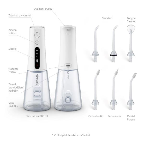TrueLife AquaFloss Compact L100 - ústní sprcha5