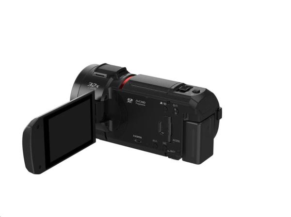 Panasonic HC-VX3 (4K kamera,  24x zoom F1.8,  25mm wide,  3.0 touch LCD,  OIS)2