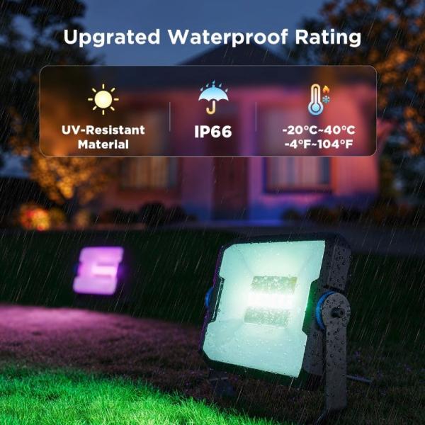 Govee Flood Lights 2 venkovní SMART LED světla 4ks3